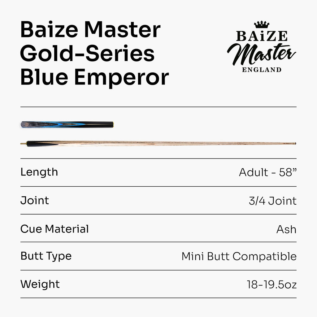 Baize Master G14 Electric Emperor 57-inch pool cue
