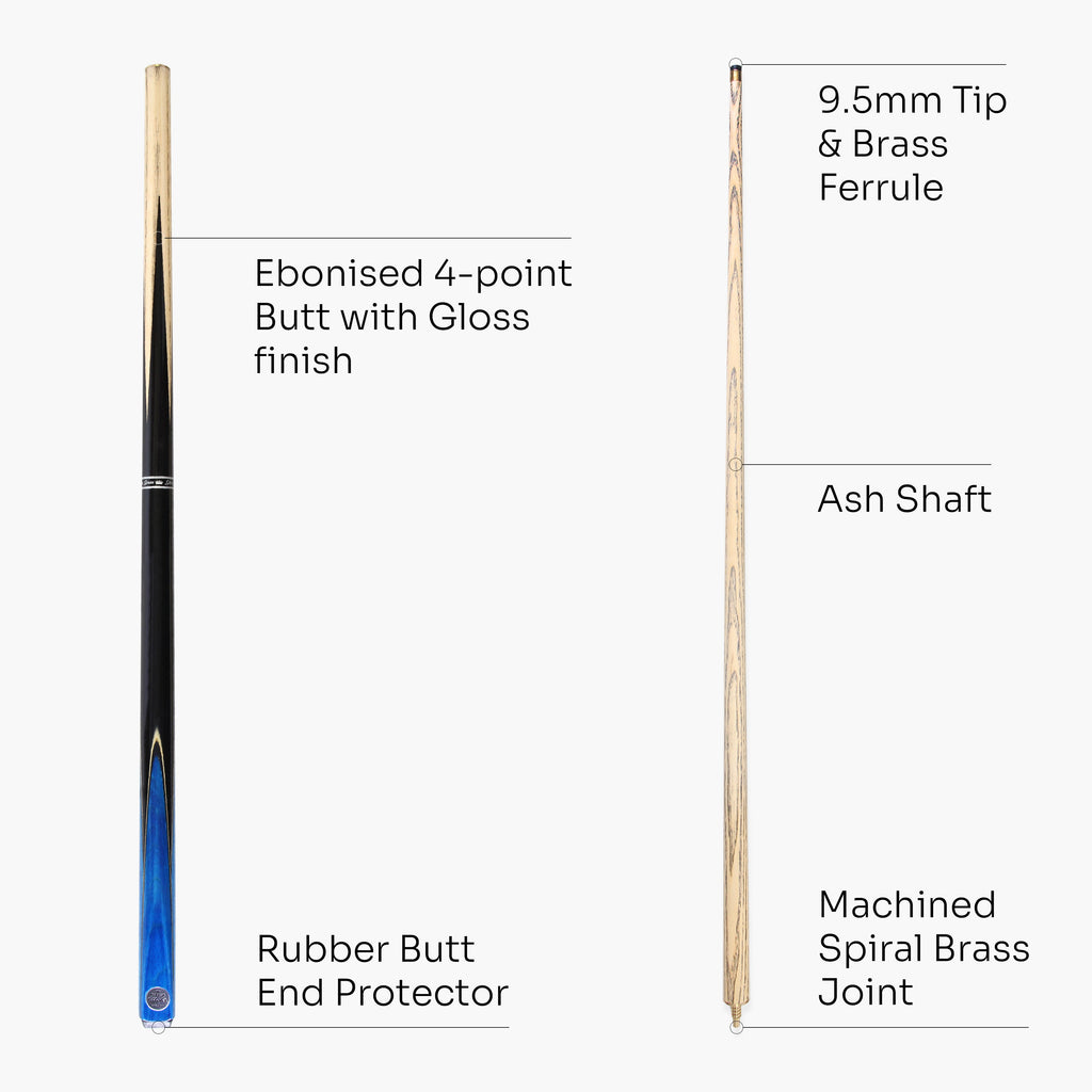 Baize Master Victory 57-inch 2-piece cue - 9.5mm tip