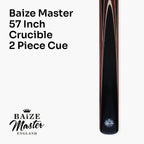 Baize Master Crucible 57-inch cue and case set