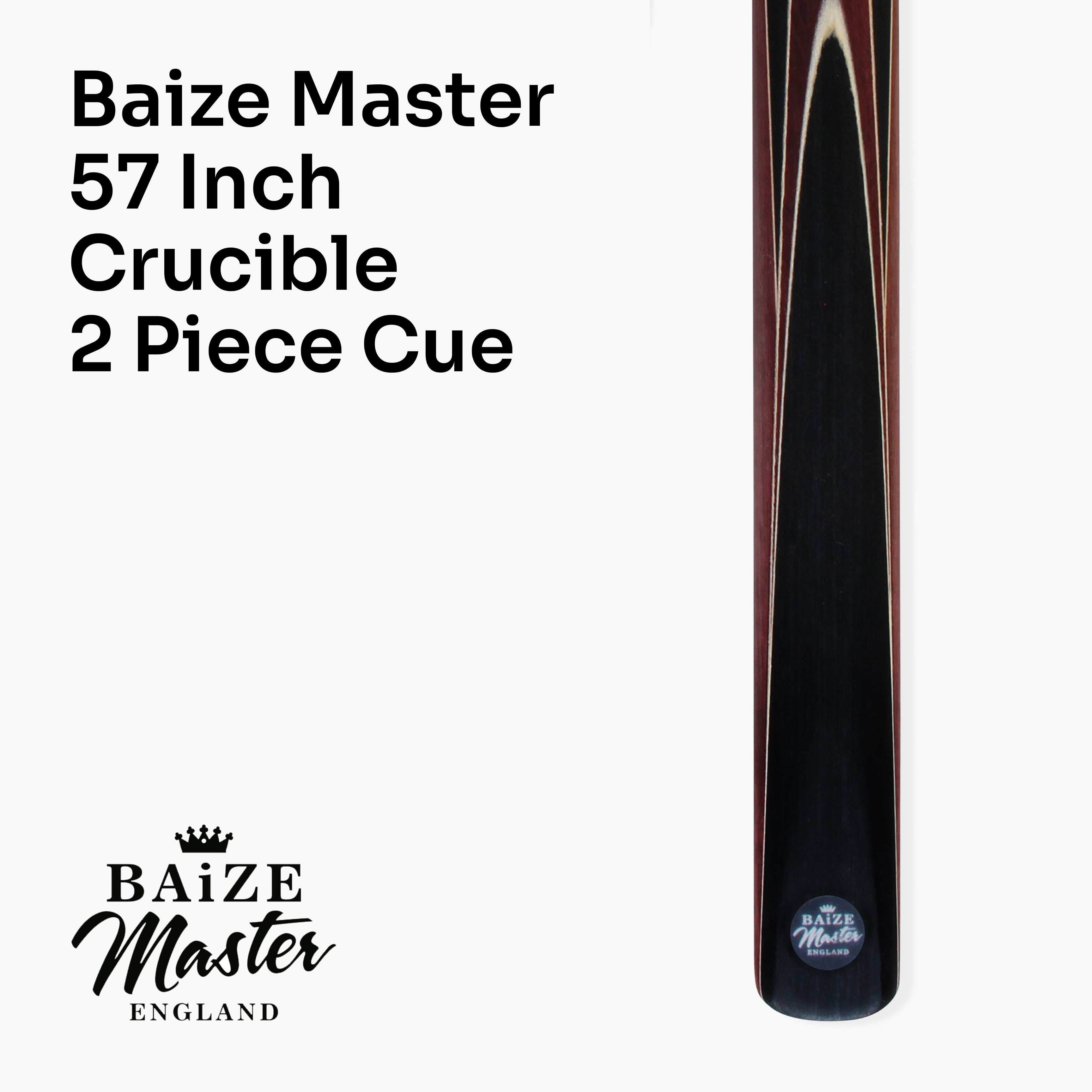 Baize Master Crucible 57-inch cue and case set