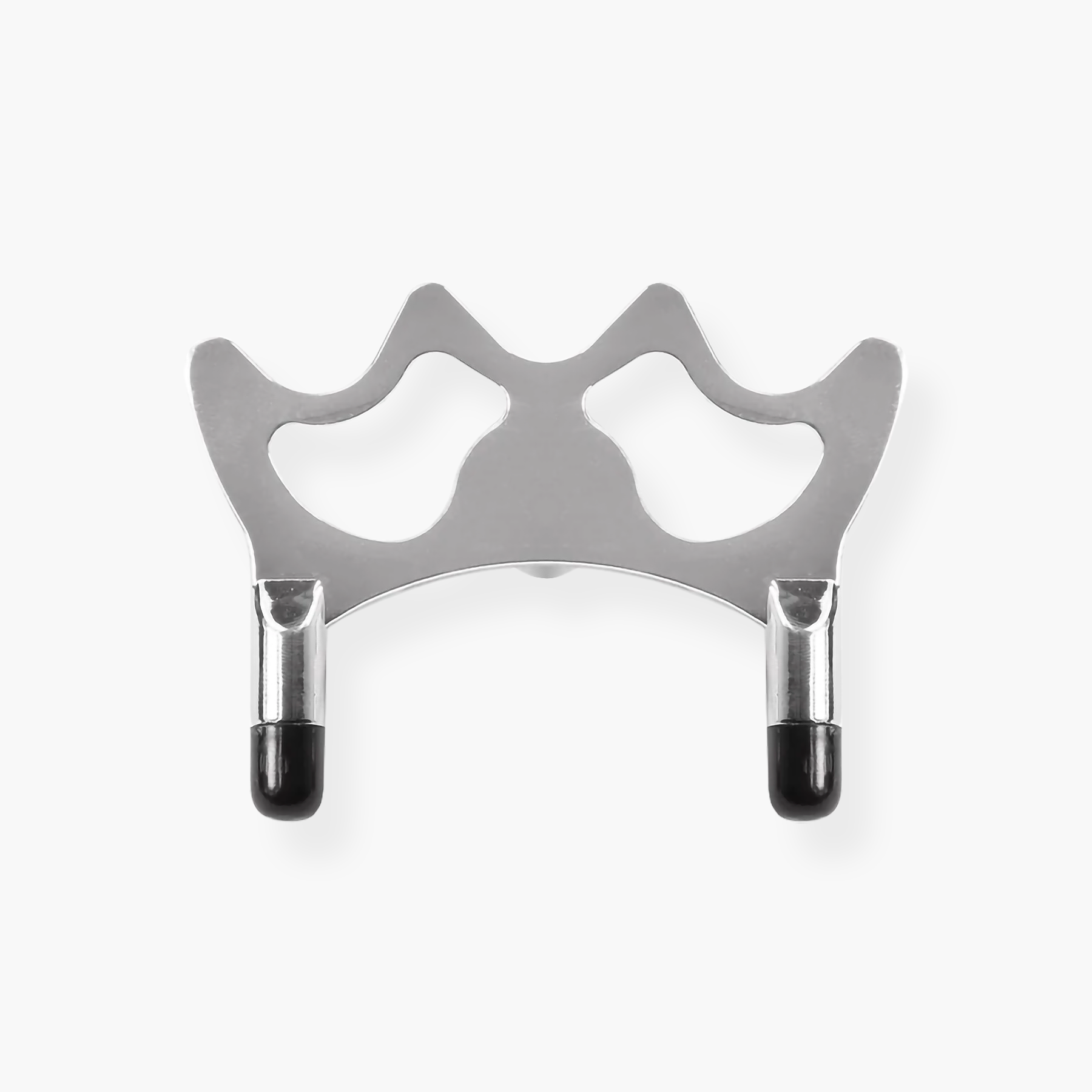 Chrome HALF BUTT Rest Head for Snooker or Pool with Plastic Toes