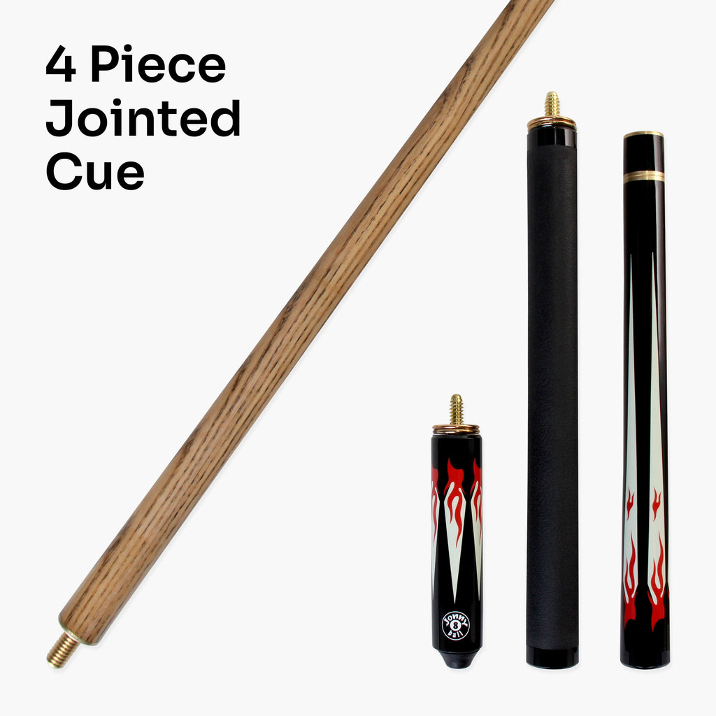 Jonny 8 Ball adjustable 57-inch 4-piece pool cue