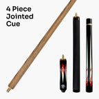 Jonny 8 Ball adjustable 57-inch 4-piece pool cue