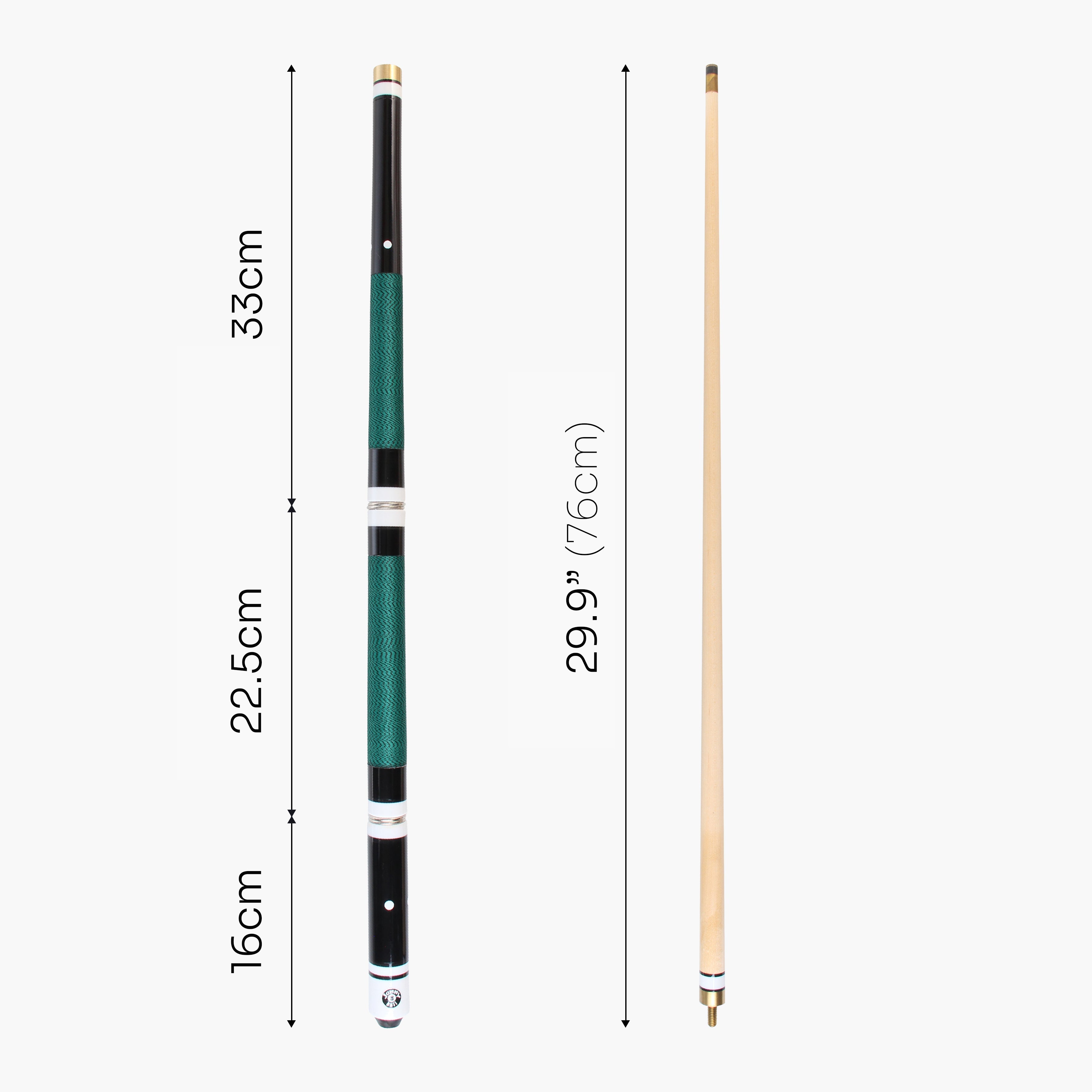 Jonny 8 Ball adjustable 4-piece cue with spare tips