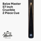 Baize Master Crucible 57-inch cue and case set