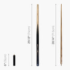 Baize Master Crucible 57-inch cue and case set