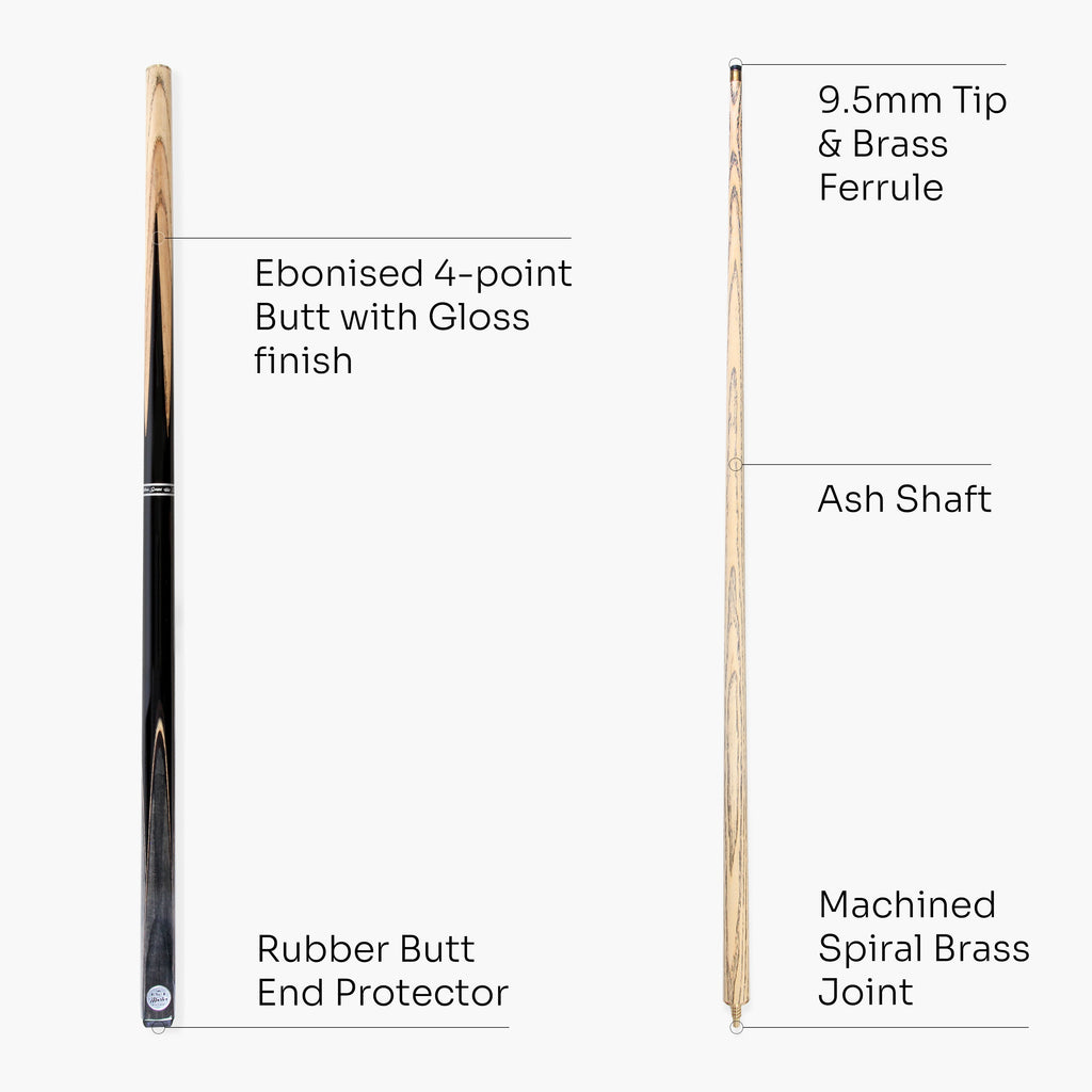 Baize Master Victory 57-inch 2-piece cue - 9.5mm tip