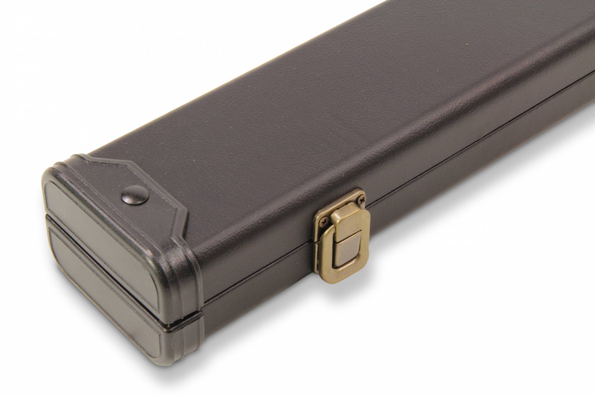 Baize Master plain black 2-piece cue case