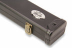 Baize Master plain black 2-piece cue case