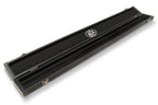 Baize Master plain black 2-piece cue case