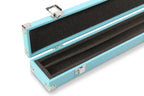 2-piece cue case with chalk compartment