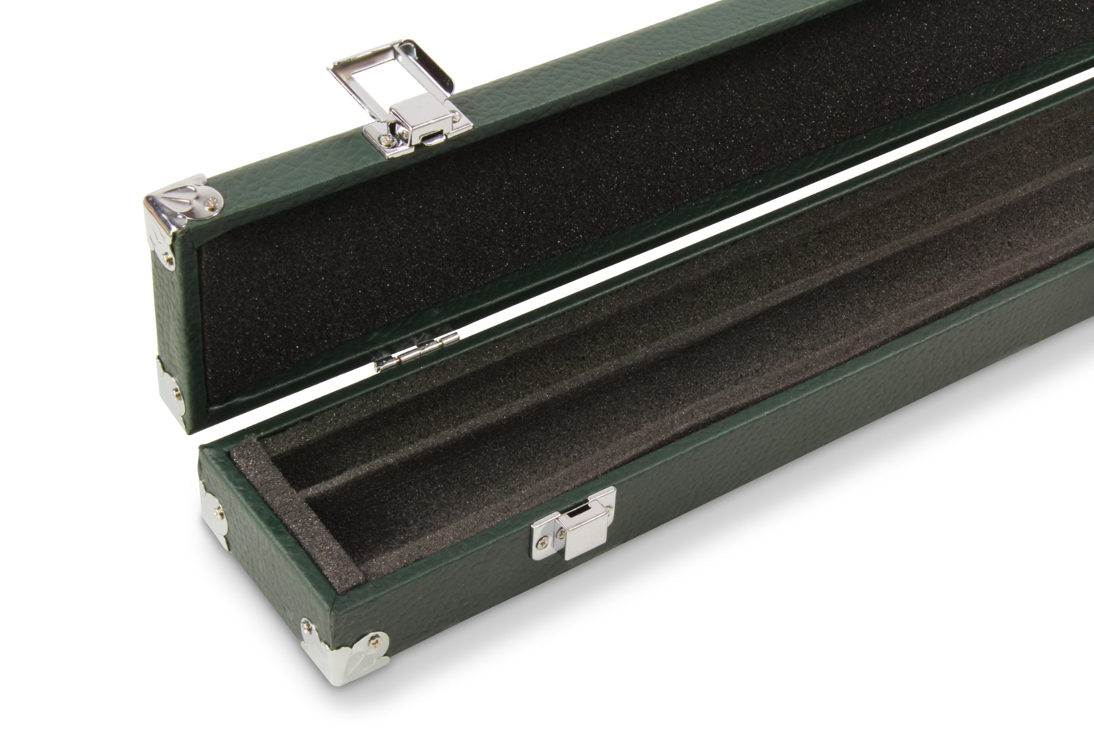 2-piece cue case with chalk compartment