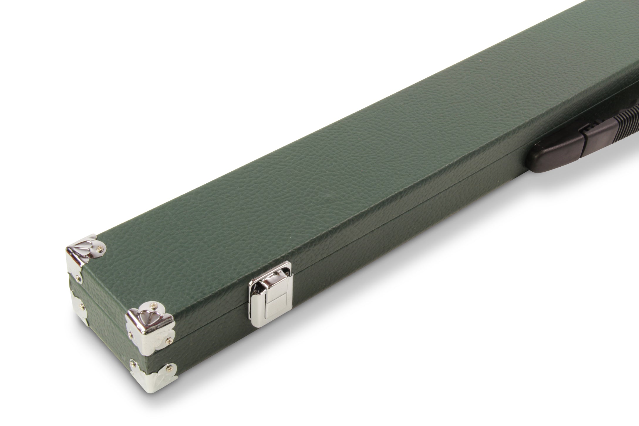 2-piece cue case with chalk compartment
