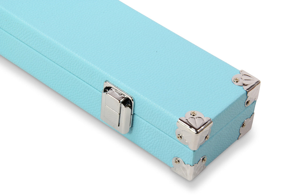 2-piece cue case with chalk compartment