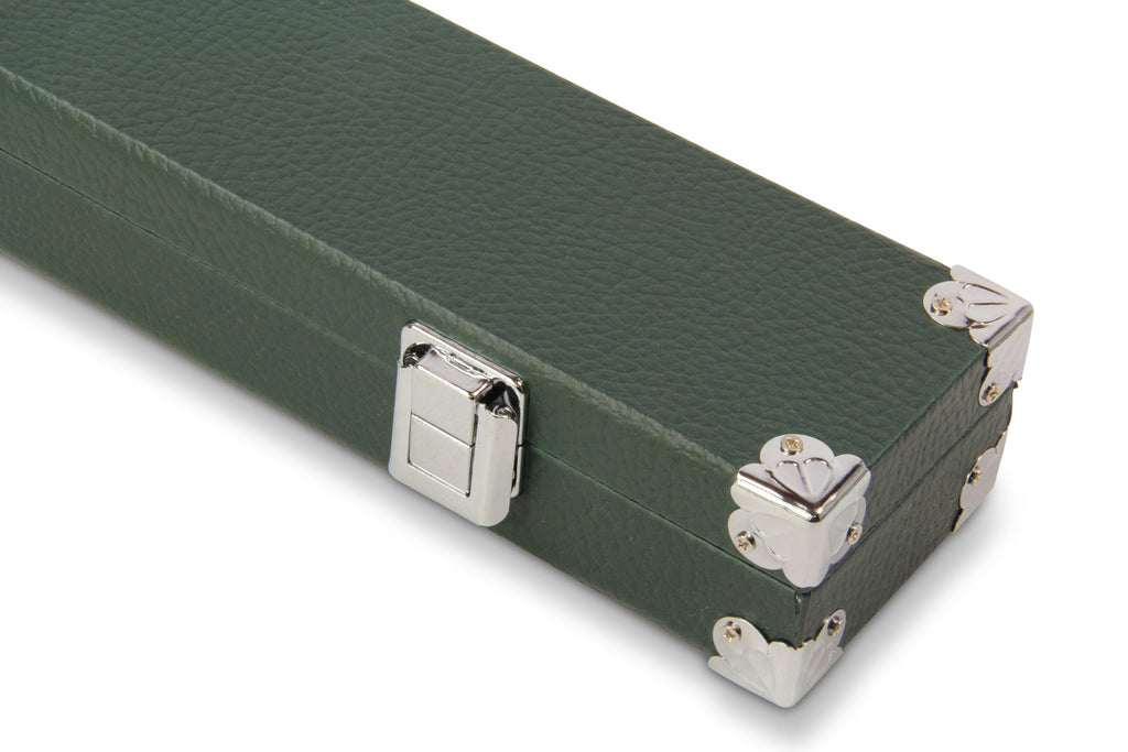 2-piece cue case with chalk compartment