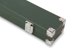 2-piece cue case with chalk compartment