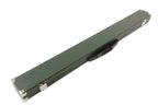 2-piece cue case with chalk compartment