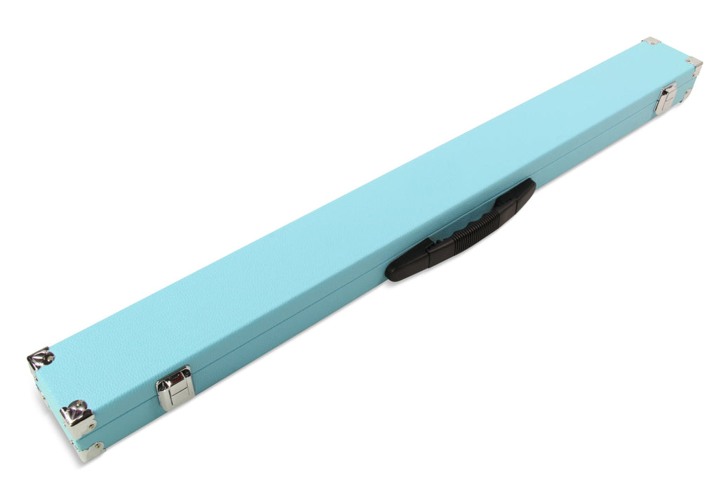 2-piece cue case with chalk compartment