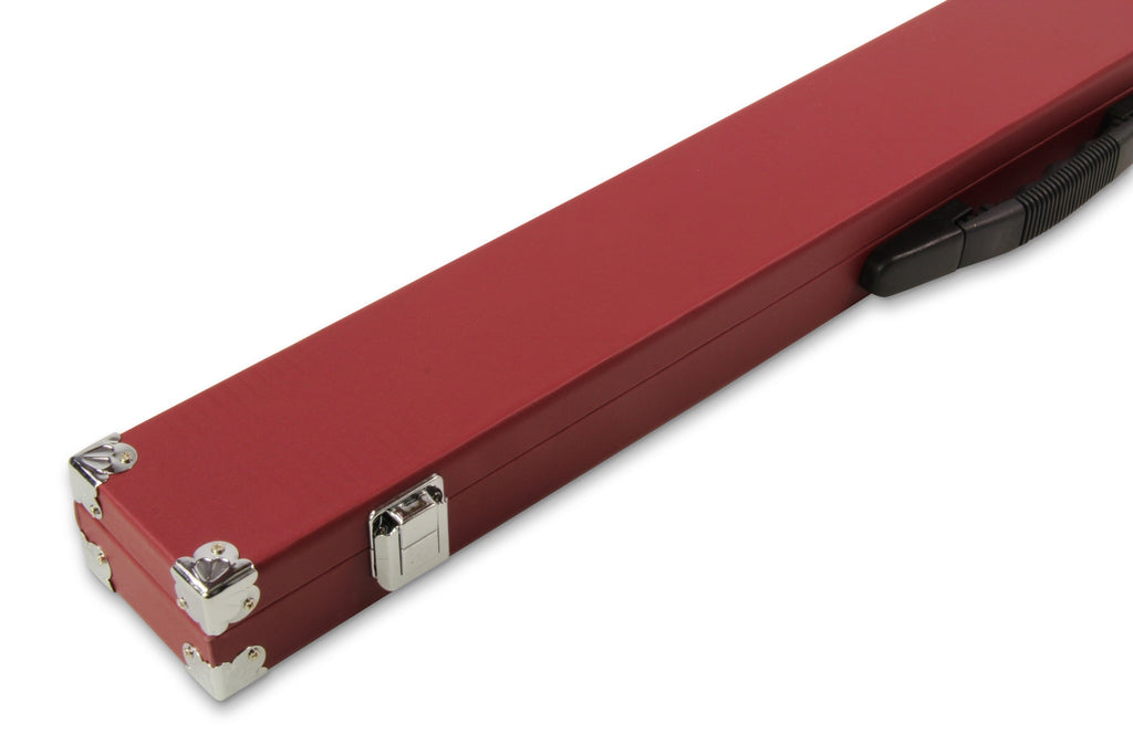 2-piece cue case with chalk compartment