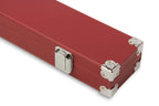 2-piece cue case with chalk compartment