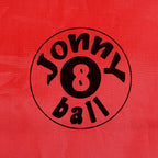 Jonny 8 Ball 7ft red fitted table cover