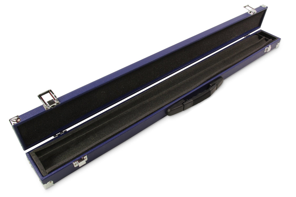 2-piece cue case with chalk compartment