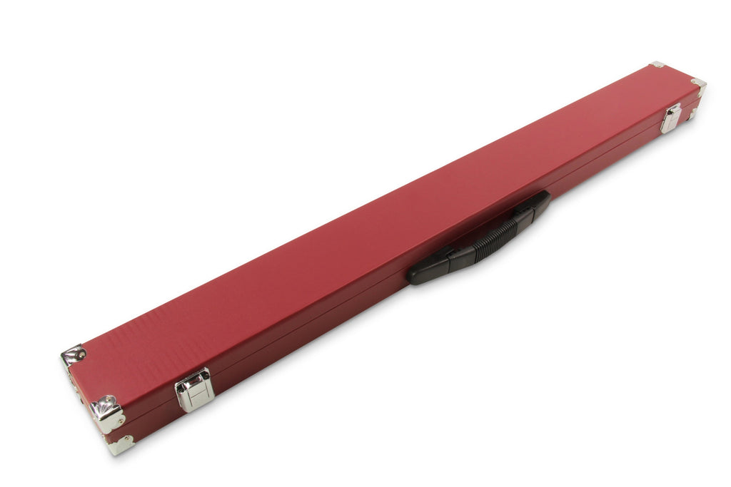2-piece cue case with chalk compartment