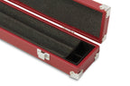 2-piece cue case with chalk compartment