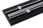 Black wooden 2-player snooker scoreboard