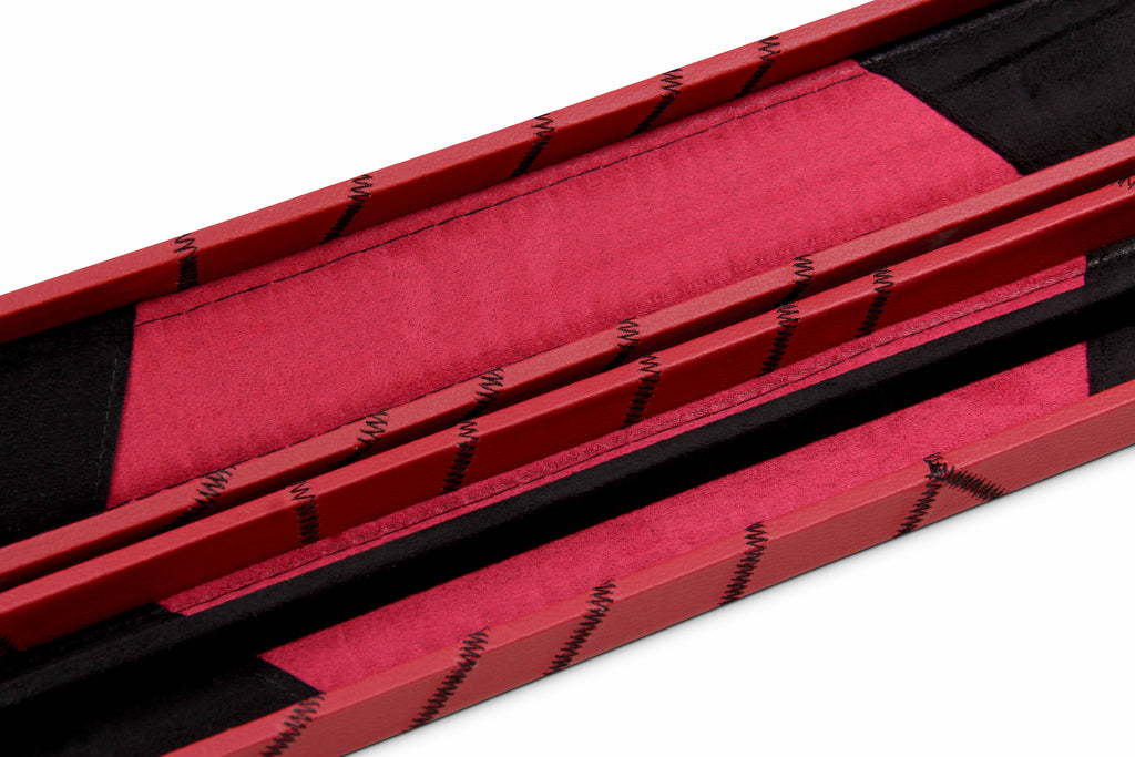 Deluxe crazy stitch 3/4 cue case