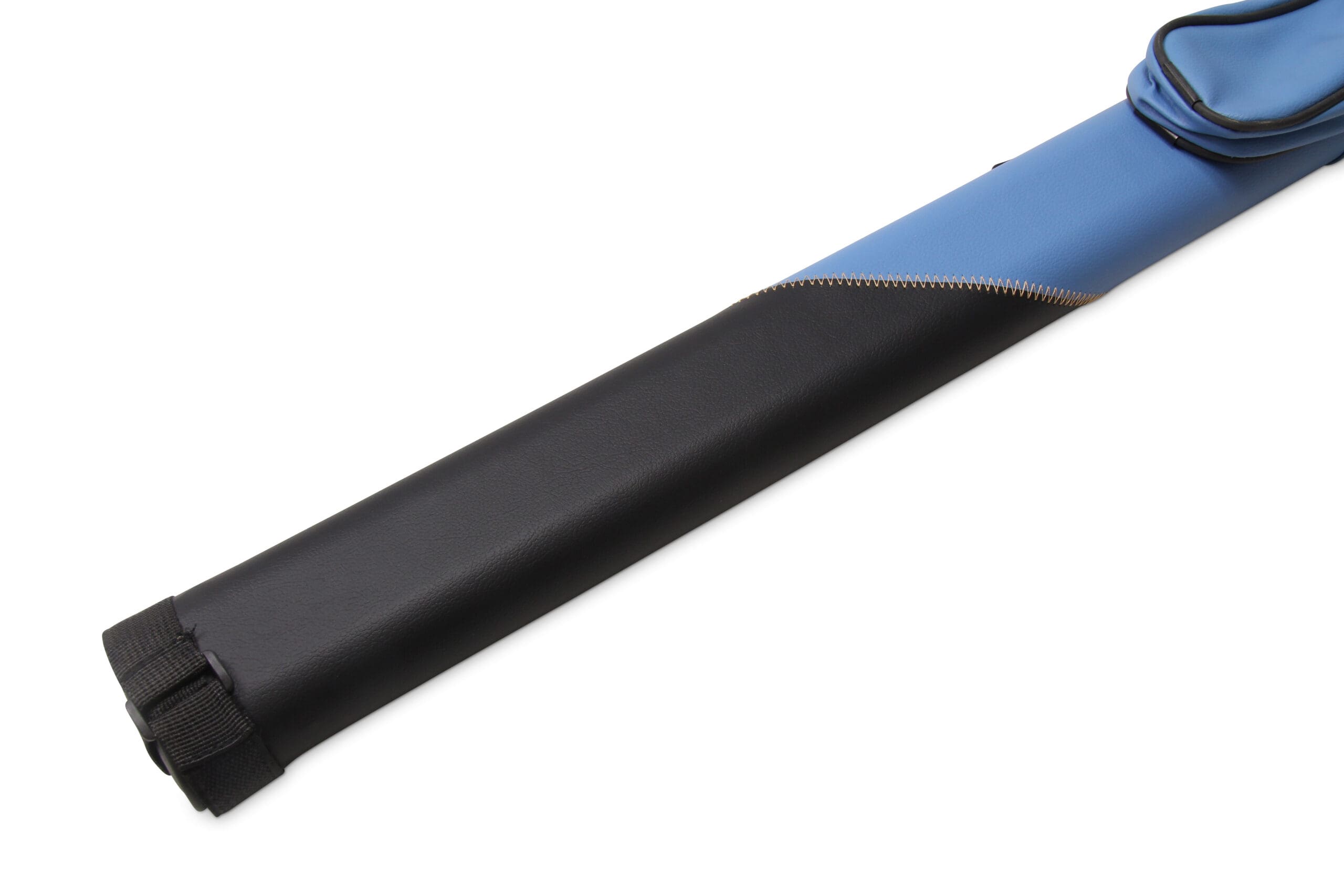 Jonny 8 Ball Two Tone Oval Pool Cue Case - Holds One 2 Piece Cue + Accessories