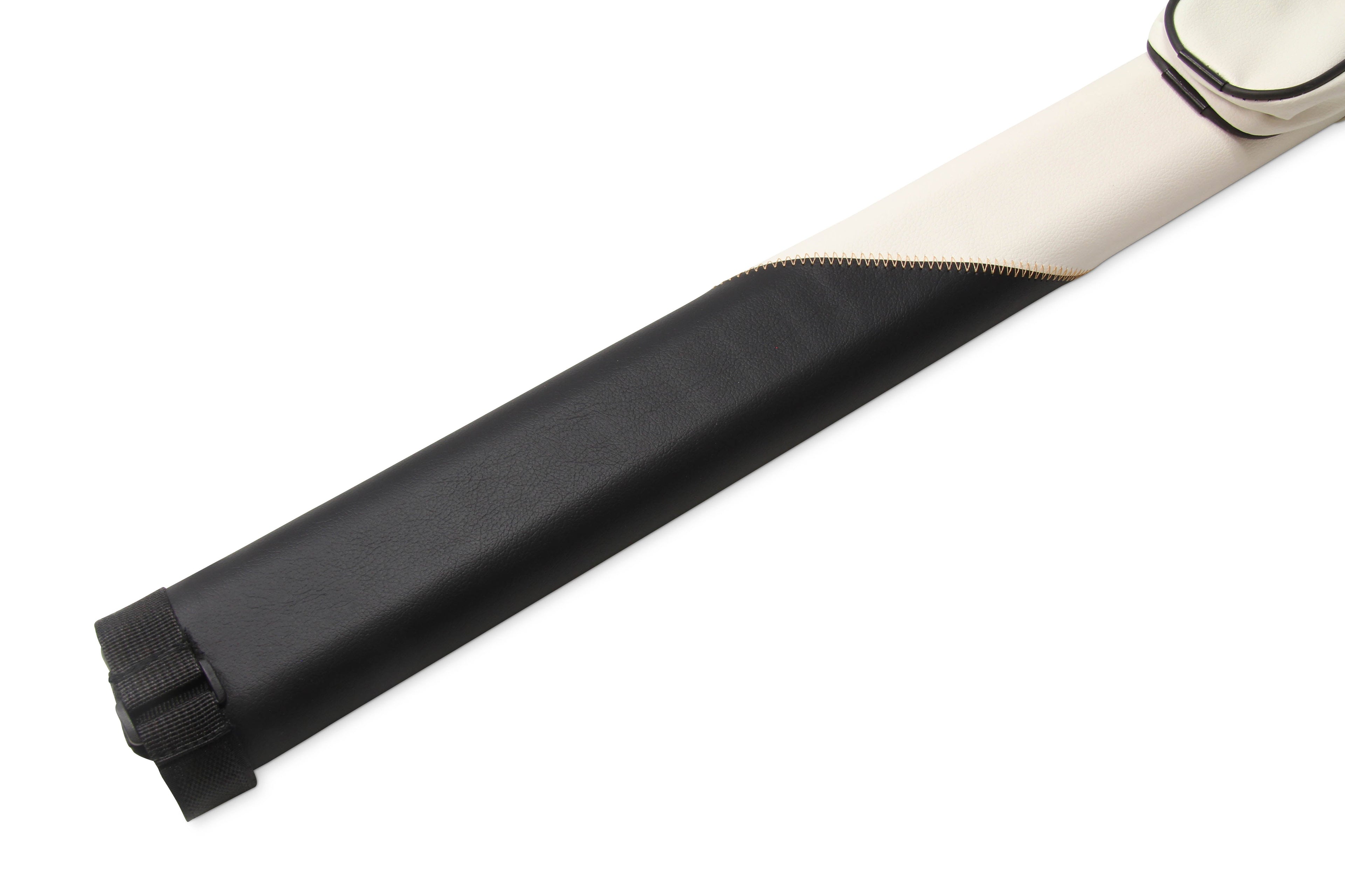 Jonny 8 Ball Two Tone Oval Pool Cue Case - Holds One 2 Piece Cue + Accessories