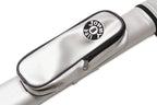 Jonny 8 Ball Two Tone Oval Pool Cue Case - Holds One 2 Piece Cue + Accessories
