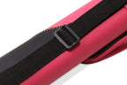 Jonny 8 Ball Two Tone Oval Pool Cue Case - Holds One 2 Piece Cue + Accessories