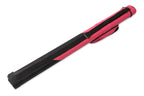Jonny 8 Ball Two Tone Oval Pool Cue Case - Holds One 2 Piece Cue + Accessories