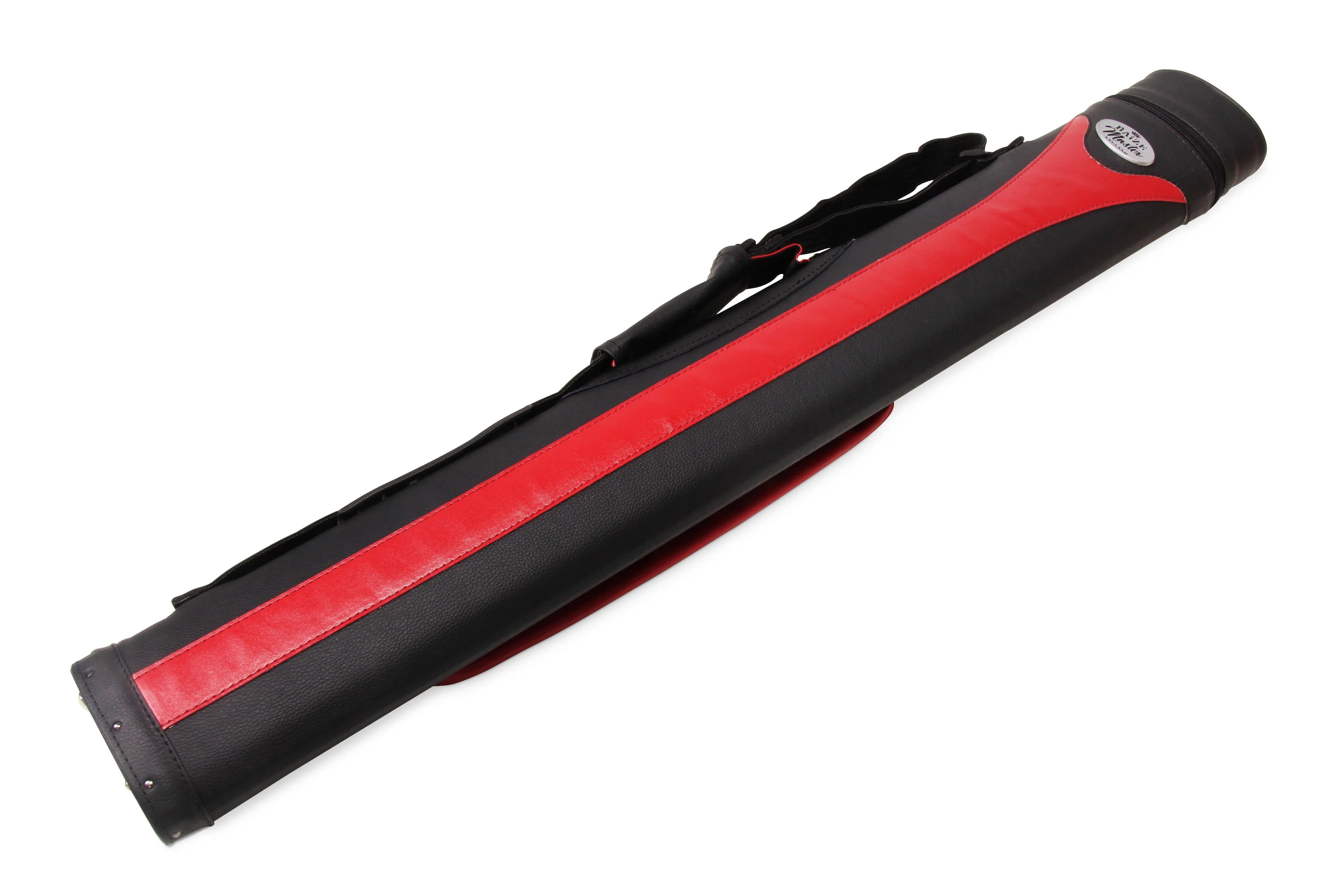 Baize Master Stripe oval quad 2-piece cue case
