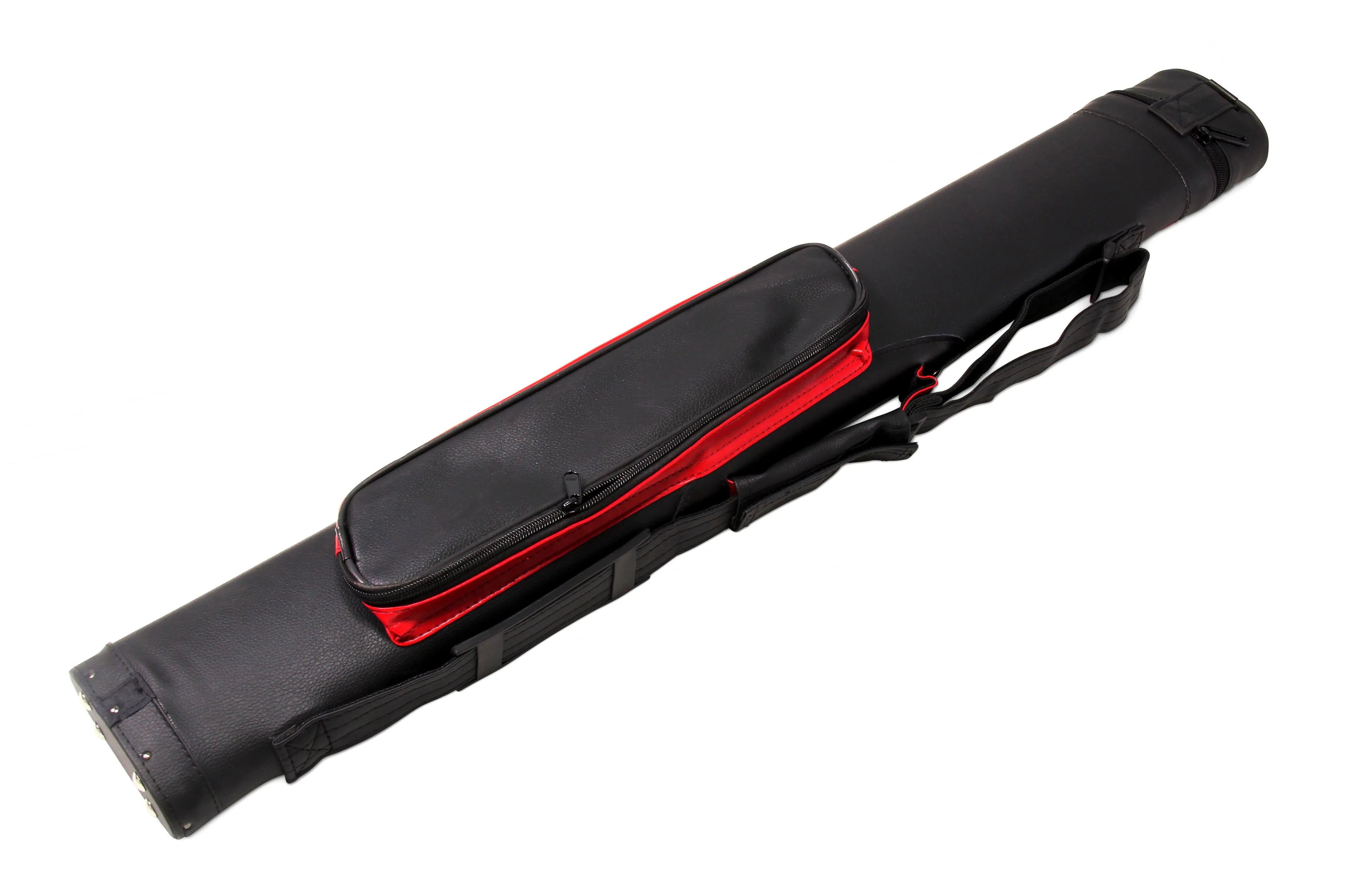 Baize Master Stripe oval quad 2-piece cue case