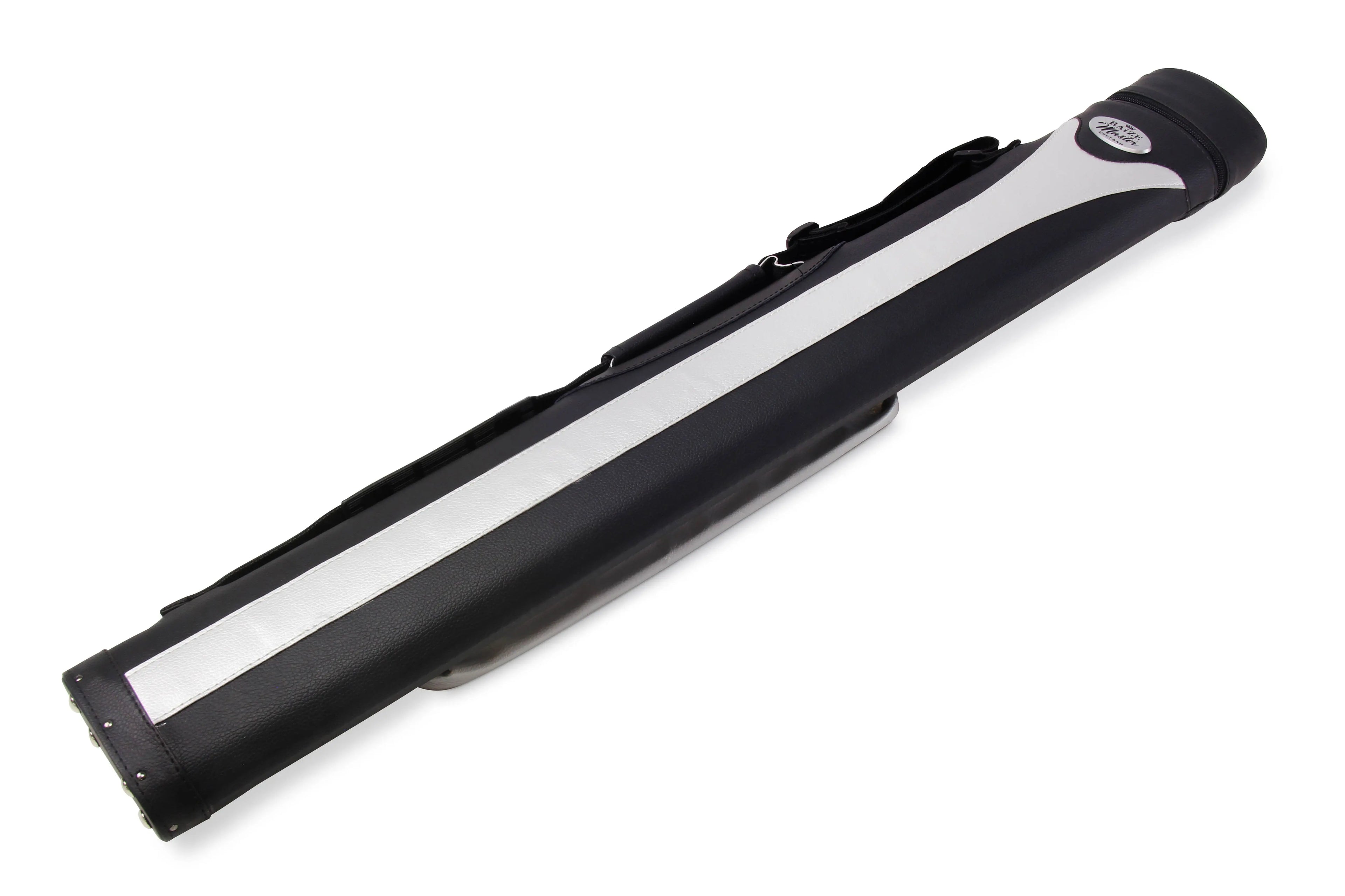 Baize Master Stripe oval quad 2-piece cue case