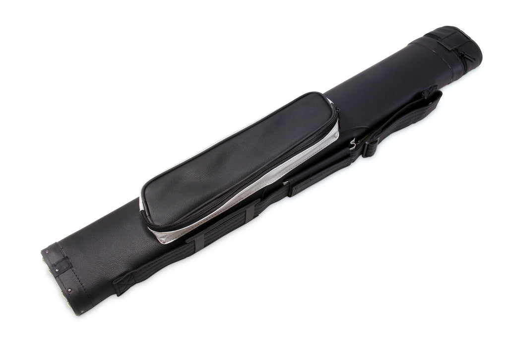 Baize Master Stripe oval quad 2-piece cue case