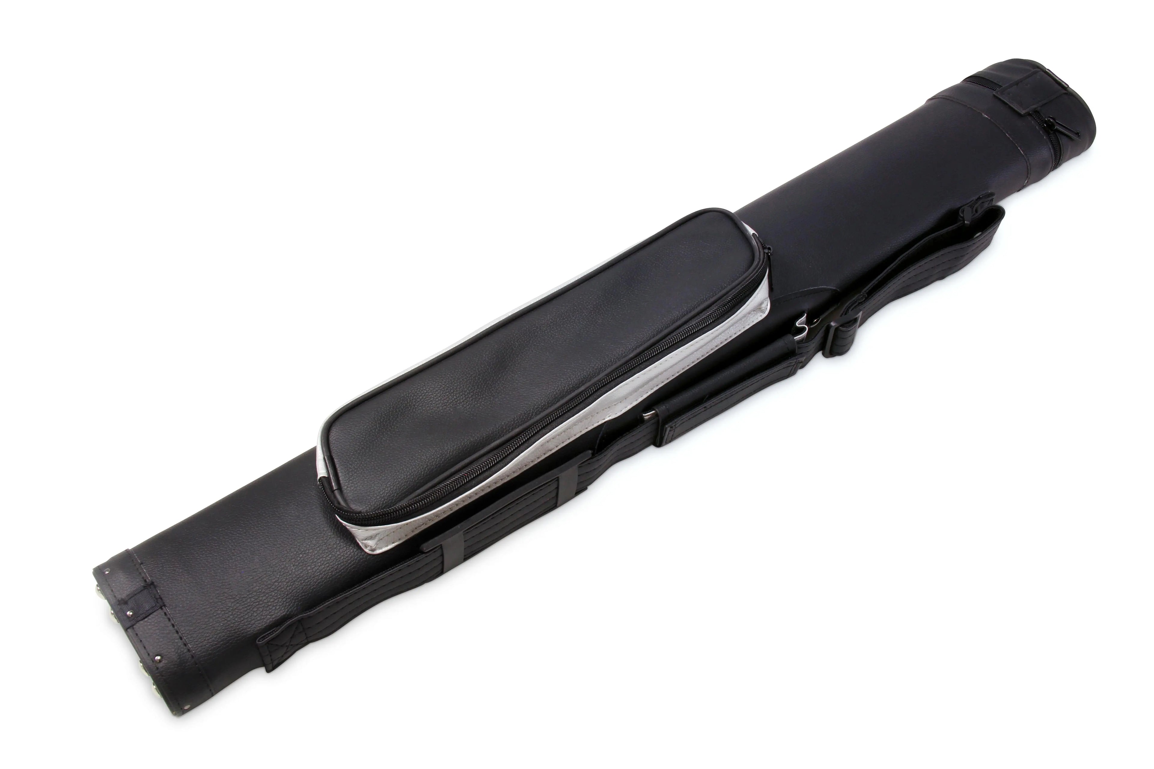 Baize Master Stripe oval quad 2-piece cue case