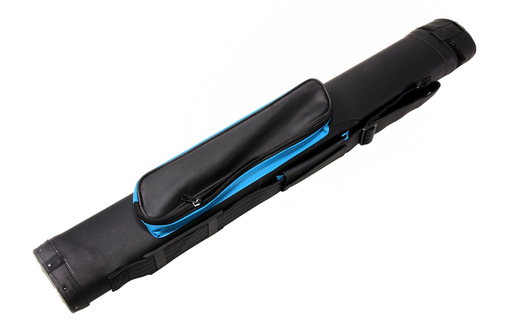Baize Master Stripe oval quad 2-piece cue case