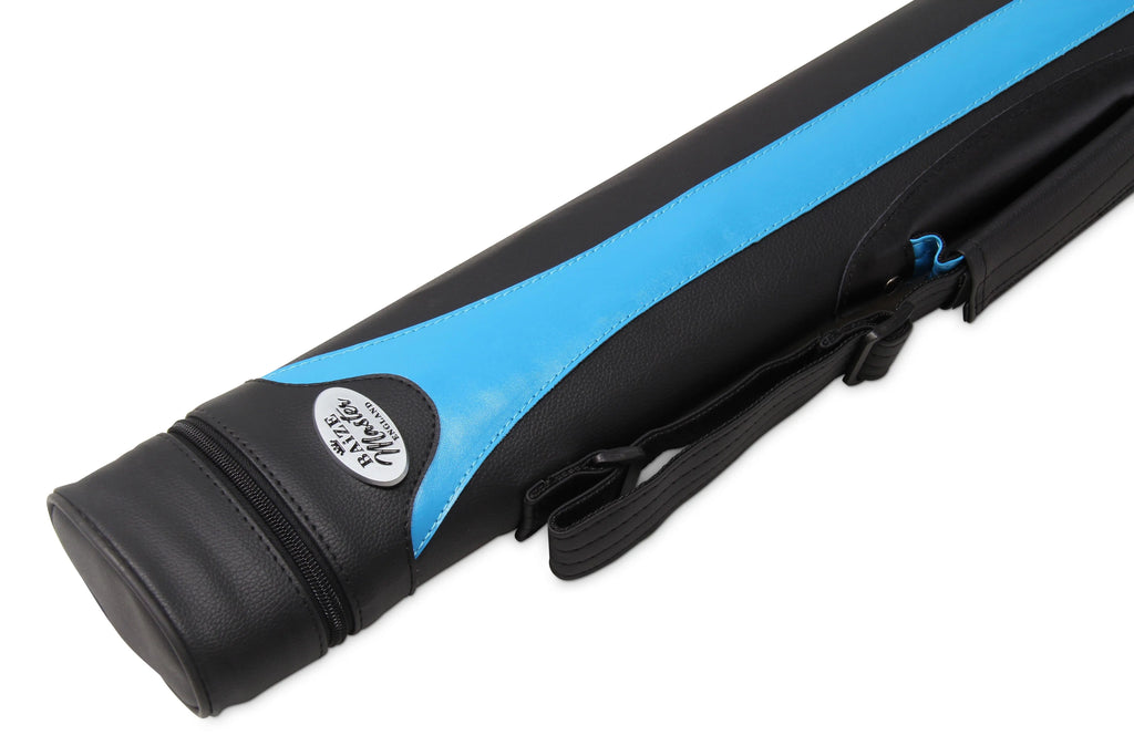 Baize Master Stripe oval quad 2-piece cue case