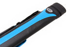 Baize Master Stripe oval quad 2-piece cue case