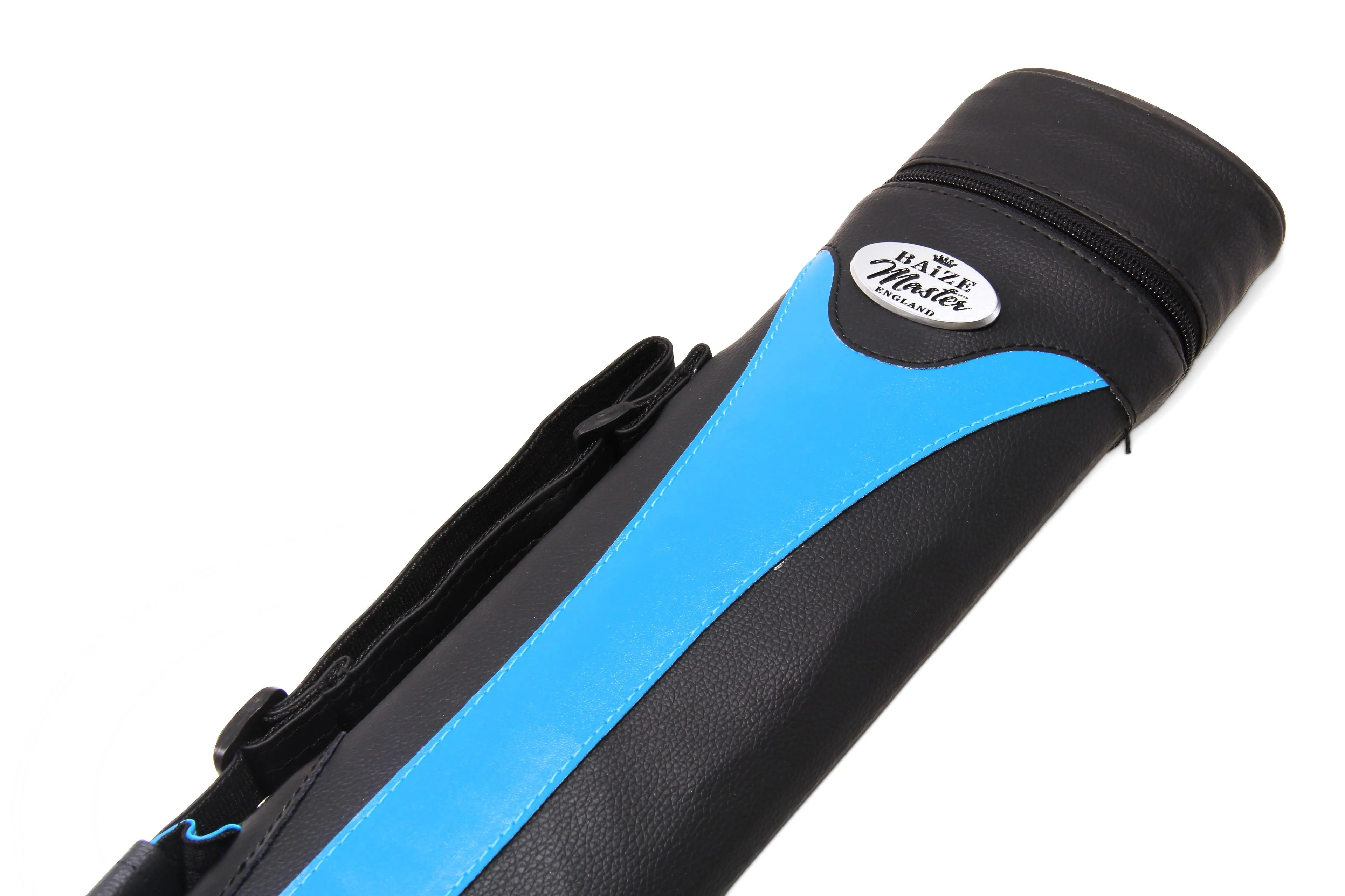 Baize Master Stripe oval quad 2-piece cue case