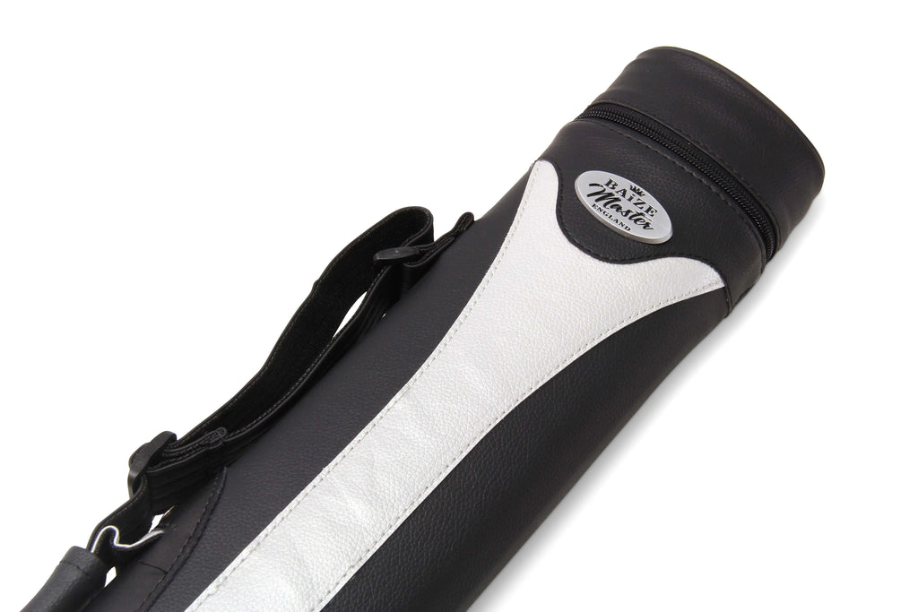 Baize Master Stripe oval quad 2-piece cue case