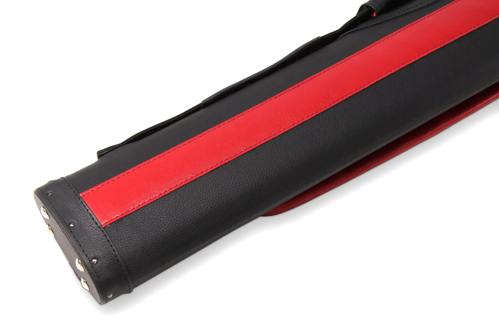 Baize Master Stripe oval quad 2-piece cue case