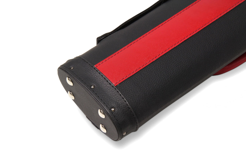 Baize Master Stripe oval quad 2-piece cue case