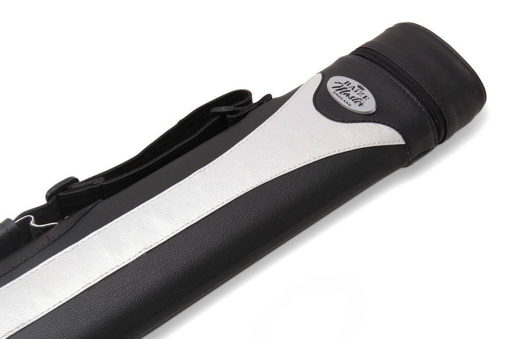 Baize Master Stripe oval quad 2-piece cue case