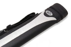 Baize Master Stripe oval quad 2-piece cue case