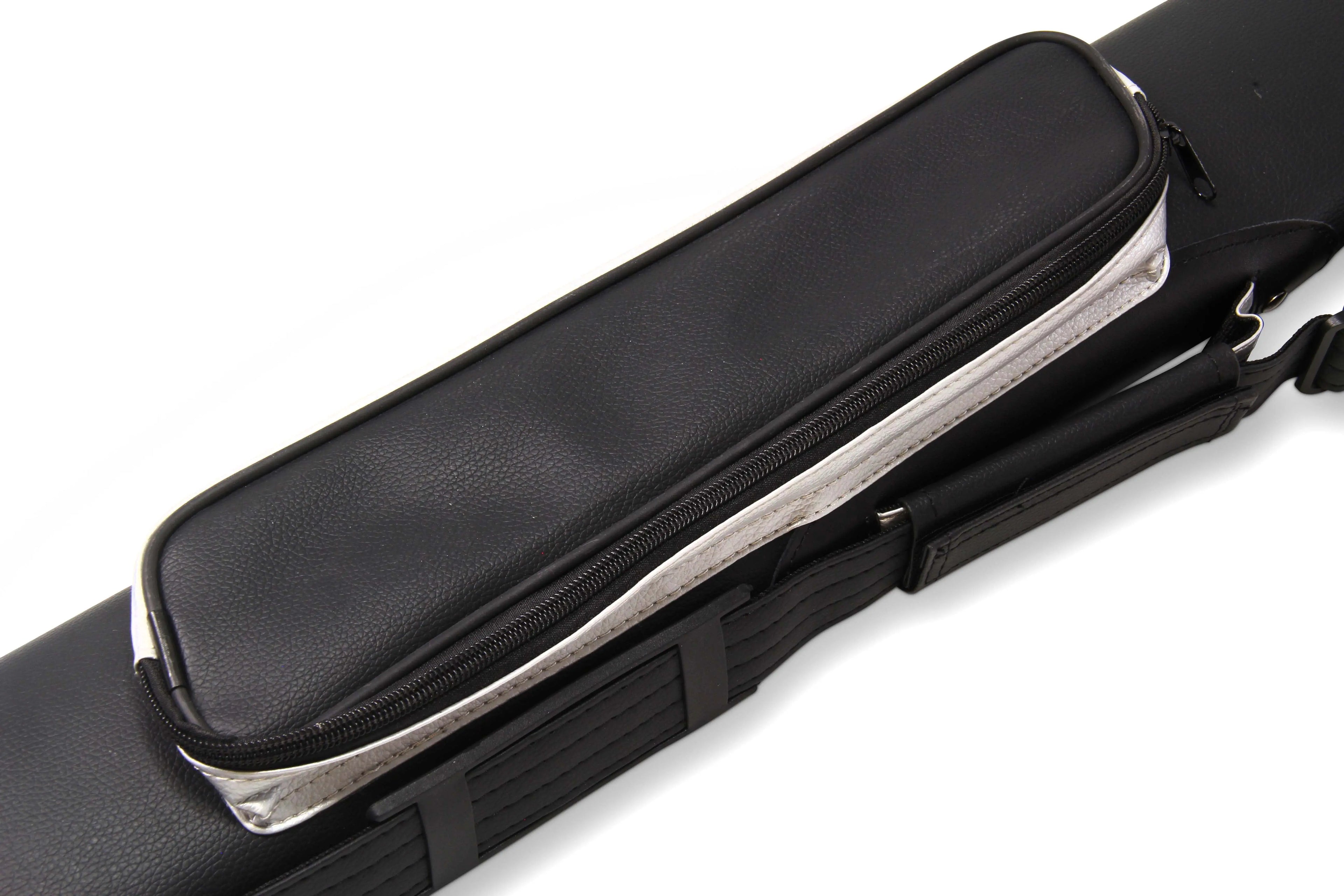 Baize Master Stripe oval quad 2-piece cue case